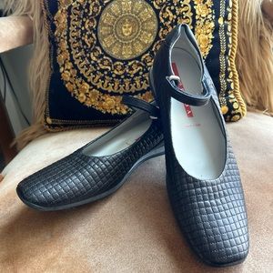 Prada Sport quilted leather Mary Janes. Size women’s 10-10.5
